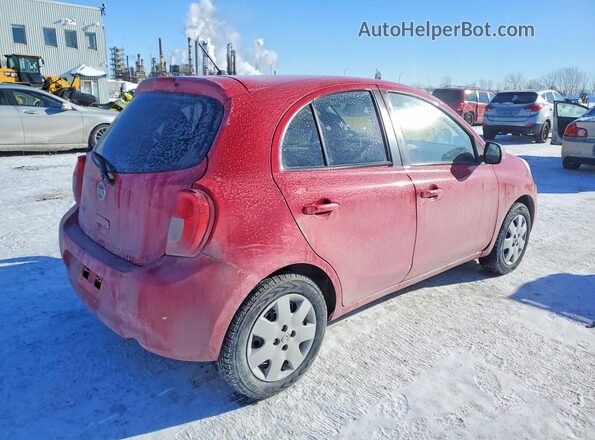 3N1CK3CPXHL247349 2017 NISSAN MICRA Red Հետևի աջ