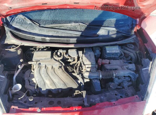 3N1CK3CPXHL247349 2017 NISSAN MICRA Red Սալոնի հետևի տեսք
