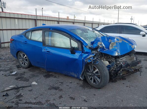 3N1CN8EV6PL839152 2023 NISSAN VERSA Light Blue Передняя правая четверть
