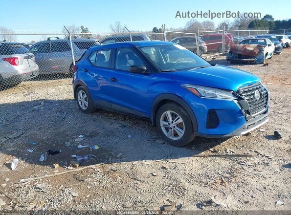 3N1CP5BV3ML484031 2021 NISSAN KICKS Blue Przód prawy