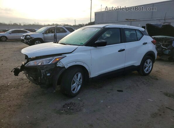 3N1CP5BV5ML473905 2021 NISSAN KICKS Белый Передняя левая четверть