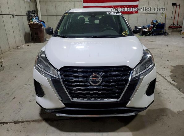 3N1CP5BV5ML554189 2021 NISSAN KICKS White Widok z przodu