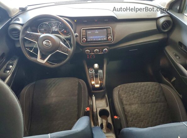 3N1CP5BV5ML554189 2021 NISSAN KICKS White Widok deski rozdzielczej