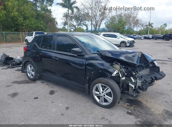 3N1CP5BV7LL556881 2020 NISSAN KICKS Черный Передняя правая четверть