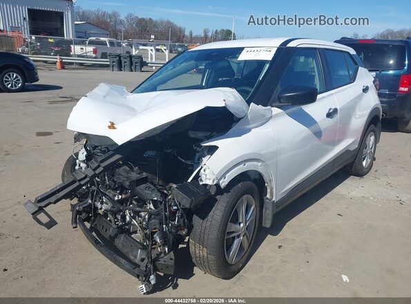 3N1CP5BV9ML528596 2021 NISSAN KICKS White Vista tres cuartos delantera izquierda