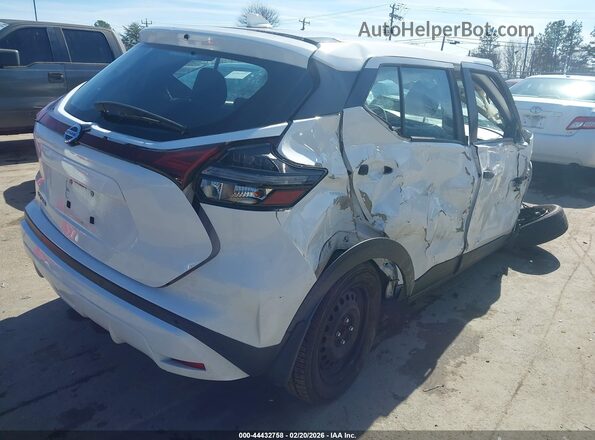 3N1CP5BV9ML528596 2021 NISSAN KICKS White Trasero derecho