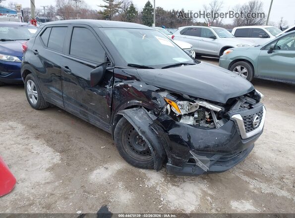 3N1CP5BVXLL569866 2020 NISSAN KICKS Черный Передняя правая четверть