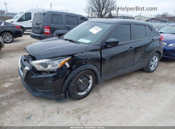 3N1CP5BVXLL569866 2020 NISSAN KICKS Черный Передняя левая четверть