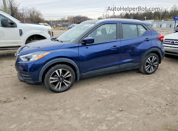 3N1CP5CU1KL492115 2019 NISSAN KICKS Синий Передняя левая четверть