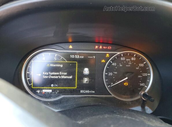 3N1CP5CU1KL566178 2019 NISSAN KICKS Серый Вид щитка приборов