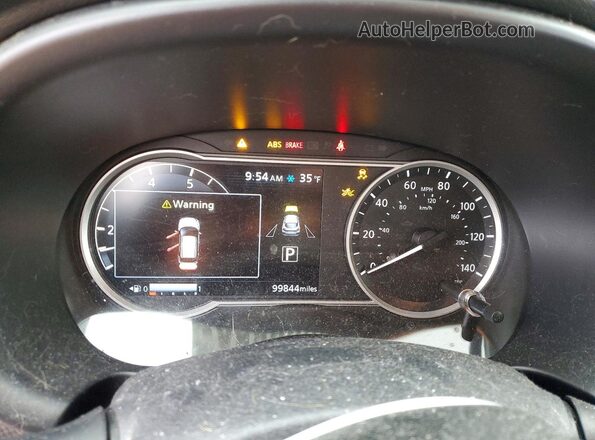 3N1CP5CU3KL495808 2019 NISSAN KICKS Серый Вид щитка приборов