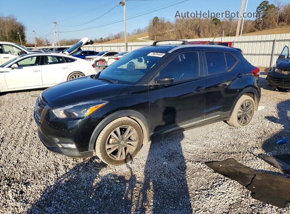 3N1CP5CU5KL512236 2019 NISSAN KICKS Черный Передняя левая четверть