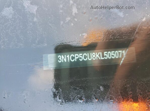 3N1CP5CU8KL505071 2019 NISSAN KICKS Синий Панорамный вид салона 360°
