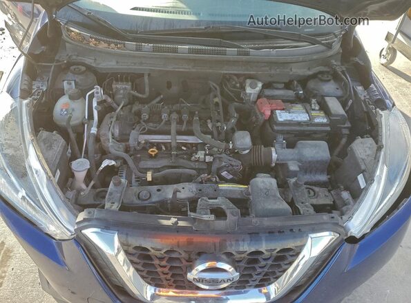 3N1CP5CU8KL505071 2019 NISSAN KICKS Синий Вид подкапотного пространства