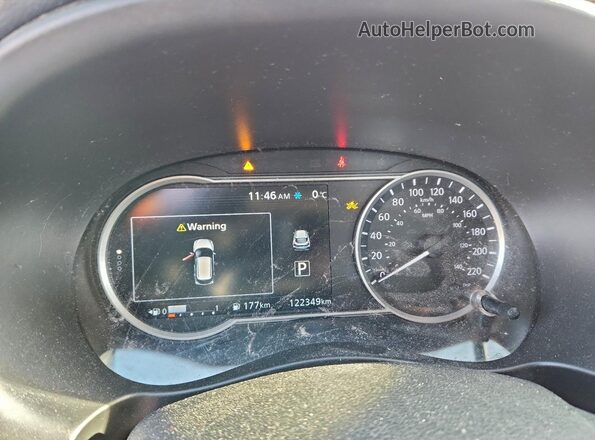 3N1CP5CU8KL549300 2019 NISSAN KICKS Серый Вид щитка приборов