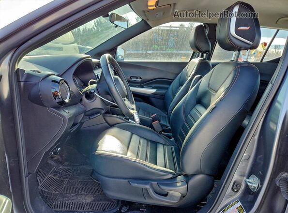 3N1CP5CU8KL549300 2019 NISSAN KICKS Серый Вид салона спереди