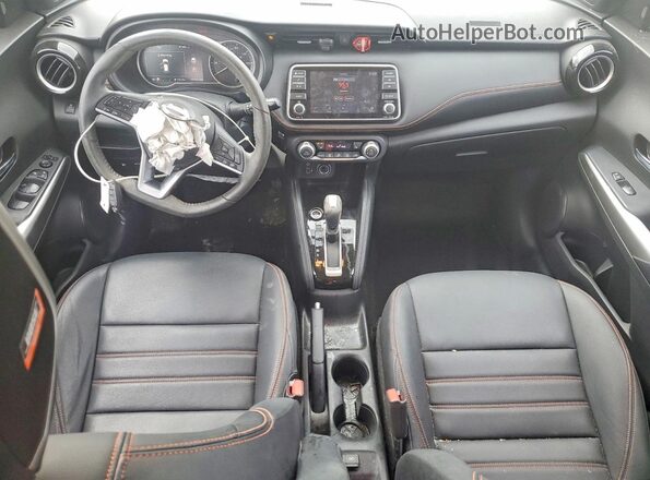 3N1CP5CU9KL510733 2019 NISSAN KICKS Blue Dashboard view