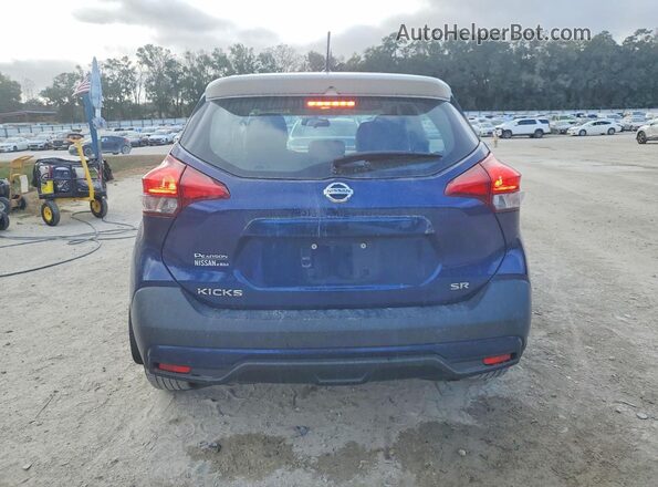 3N1CP5CU9KL510733 2019 NISSAN KICKS Blue Rear view