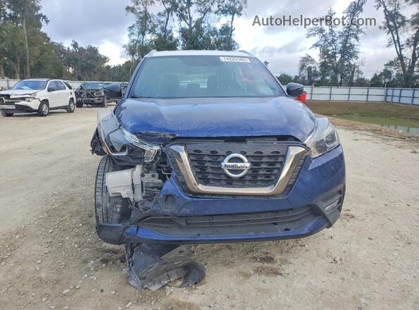 3N1CP5CU9KL510733 2019 NISSAN KICKS Blue Front view