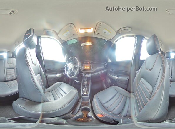 3N1CP5CU9KL510733 2019 NISSAN KICKS Blue 360 interior view