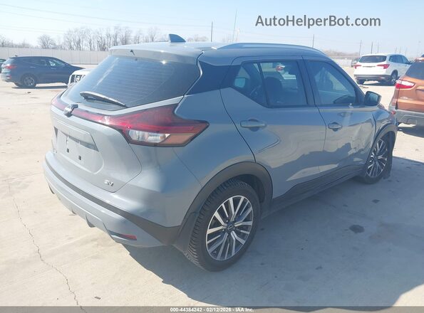 3N1CP5CV8NL482131 2022 NISSAN KICKS Gray Задня права чверть