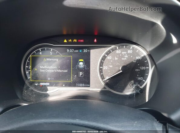 3N1CP5CV9LL528966 2020 NISSAN KICKS Black Widok tylnych siedzeń