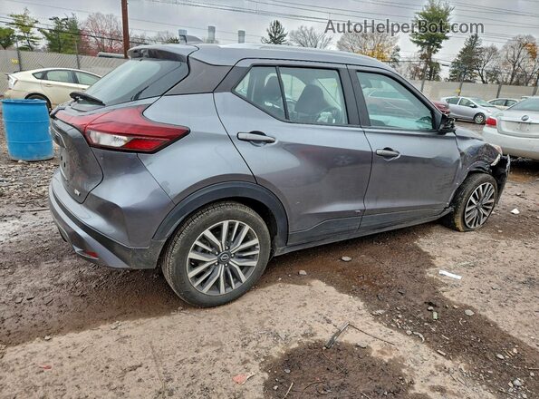3N1CP5CVXNL492207 2022 NISSAN KICKS Серый Задняя правая четверть