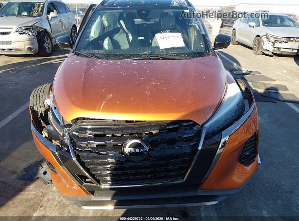 3N1CP5DV6NL479873 2022 NISSAN KICKS Оранжевый Вид щитка приборов