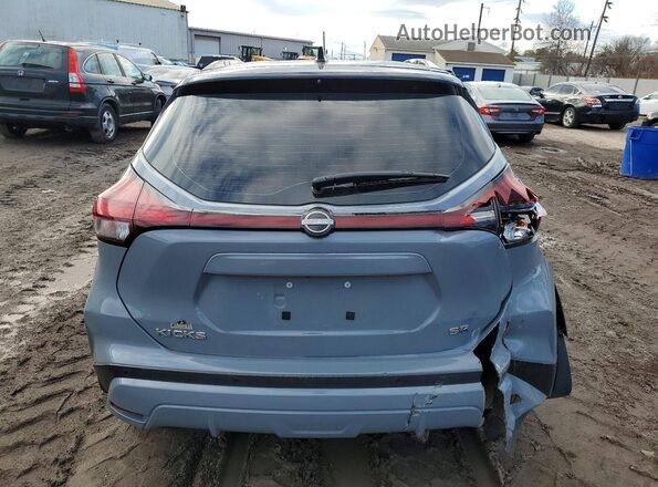 3N1CP5DV7PL572095 2023 NISSAN KICKS Blue Вид ззаду