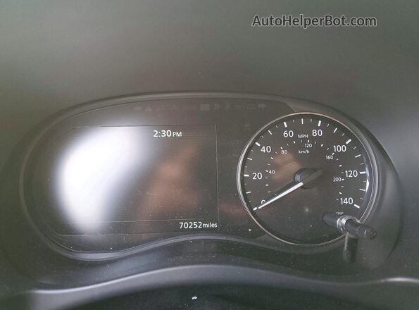 3N1CP5DV7PL572095 2023 NISSAN KICKS Blue Вид щитка приладів