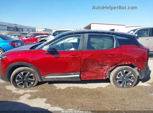 3N8AP6CBXSL433593 2025 NISSAN KICKS Maroon უკანა სალონის ხედი