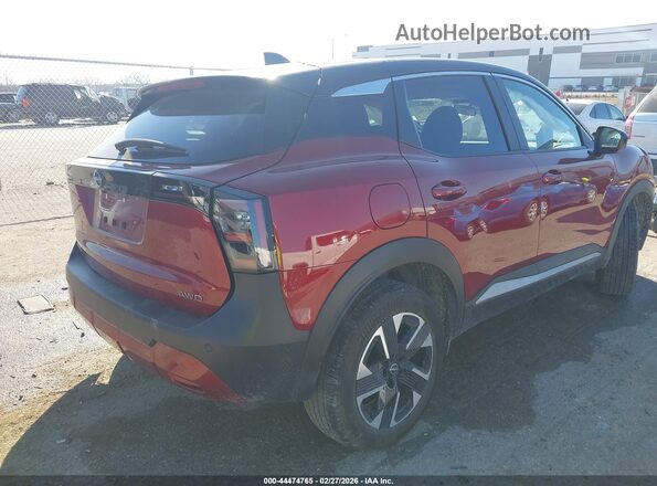 3N8AP6CBXSL433593 2025 NISSAN KICKS Maroon უკანა მარჯვენა