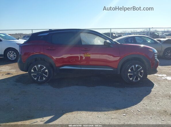 3N8AP6CBXSL433593 2025 NISSAN KICKS Maroon ხელსაწყოთა პანელის ხედი