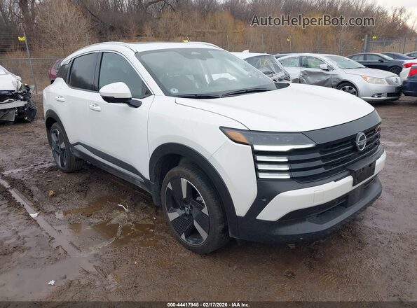 3N8AP6DC1SL308490 2025 NISSAN KICKS Белый Передняя правая четверть