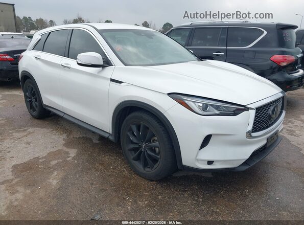3PCAJ5AA6NF115524 2022 INFINITI QX50 Белый Передняя правая четверть