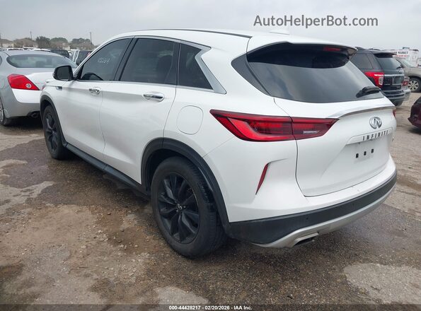 3PCAJ5AA6NF115524 2022 INFINITI QX50 Белый Задняя левая четверть