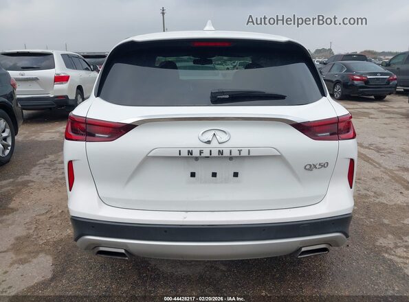 3PCAJ5AA6NF115524 2022 INFINITI QX50 Белый 
