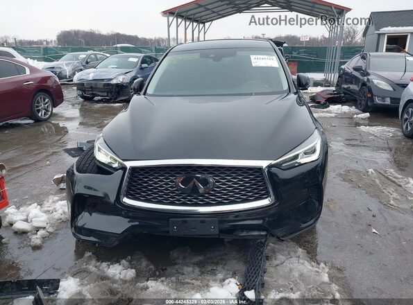 3PCAJ5AB5NF111988 2022 INFINITI QX50 Black ხელსაწყოთა პანელის ხედი
