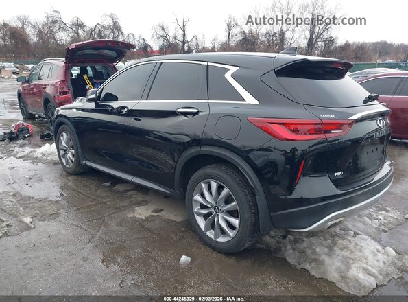 3PCAJ5AB5NF111988 2022 INFINITI QX50 Black უკანა მარცხენა