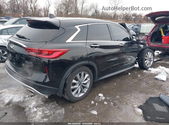 3PCAJ5AB5NF111988 2022 INFINITI QX50 Black უკანა მარჯვენა
