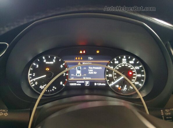 3PCAJ5AB8RF104345 2024 INFINITI QX50 Black ხელსაწყოთა პანელის ხედი
