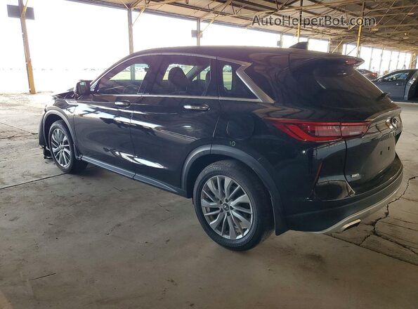 3PCAJ5AB8RF104345 2024 INFINITI QX50 Black უკანა მარცხენა
