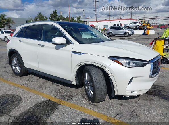 3PCAJ5BA1MF111037 2021 INFINITI QX50 White Передня права чверть