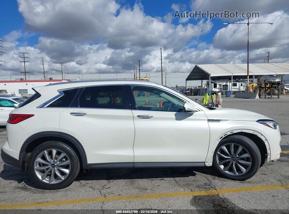 3PCAJ5BA1MF111037 2021 INFINITI QX50 White Вид щитка приладів