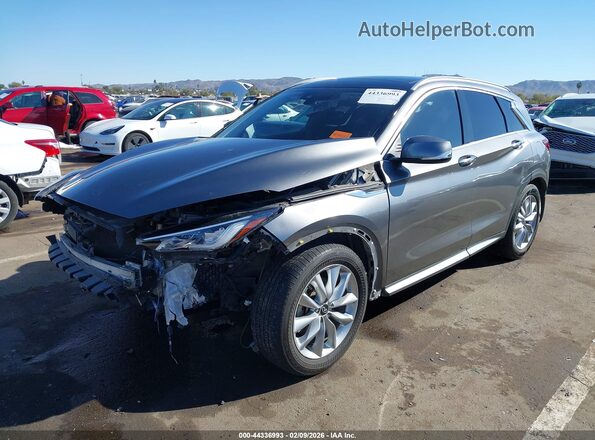 3PCAJ5BA6NF108927 2022 INFINITI QX50 Gray Front left