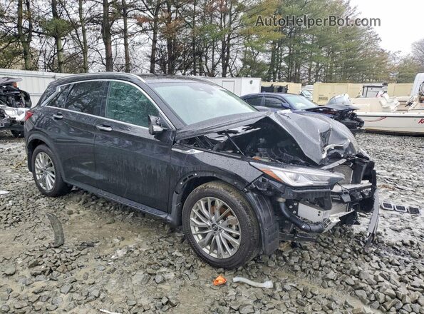 3PCAJ5BB3RF101142 2024 INFINITI QX50 Black Передня права чверть