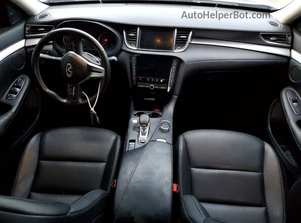 3PCAJ5BB5MF123457 2021 INFINITI QX50 Black Вид панелі приладів