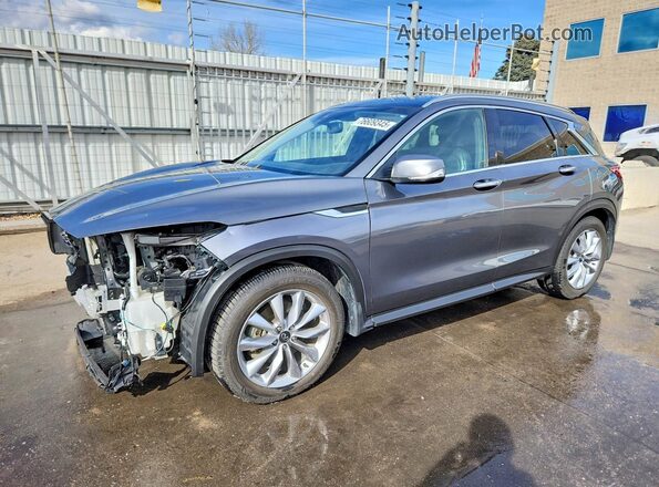 3PCAJ5BB6NF105972 2022 INFINITI QX50 Gray Front left