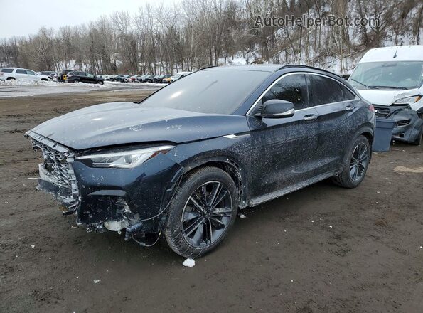 3PCAJ5J30NF101166 2022 INFINITI QX55 Синий Передняя левая четверть