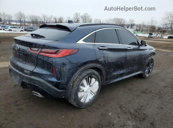 3PCAJ5J30NF101166 2022 INFINITI QX55 Синий Задняя правая четверть